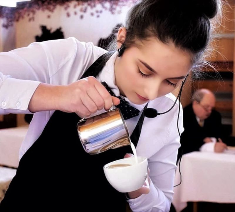 bianka kava baristka suťaz mlade talenty studentka