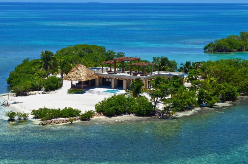 gladden vila belize privat reef koral bariera sukromie 1