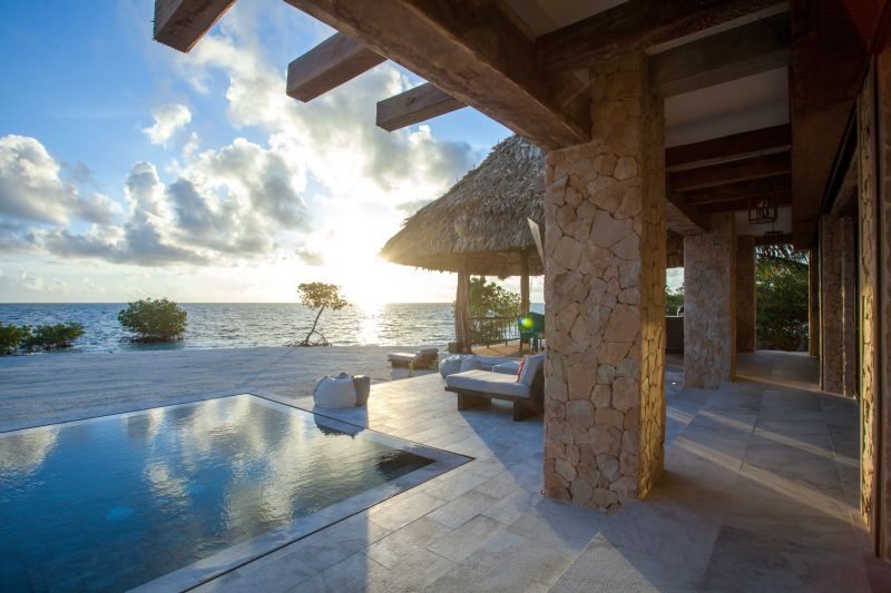 gladden vila belize privat reef koral bariera sukromie 4