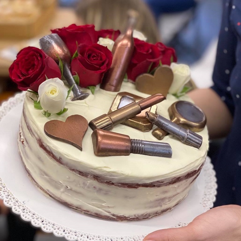 Čokolandia_torta a čokoládová kozmetika