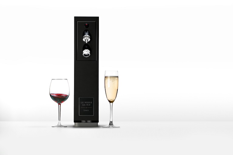 VINOJET_uchovávanie vína_Tower with Wine Champagne