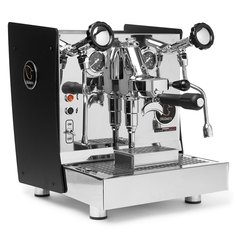 Kávovary Brugnetti_talianske espresso_Lateral side