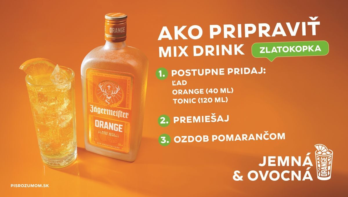 uDRUHÁ FOTKA Recept na drink Zlatokopka
